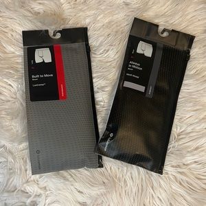 Two pairs Mens Lululemon boxers